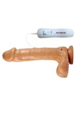 Artırıcı Dildo - 19 cm Uzunluk, Titreşimli, Esnek Tasarım, Realistik Yüzey - Görsel 7
