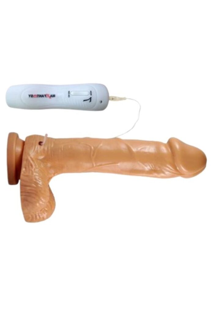 Artırıcı Dildo - 19 cm Uzunluk, Titreşimli, Esnek Tasarım, Realistik Yüzey - Image 8