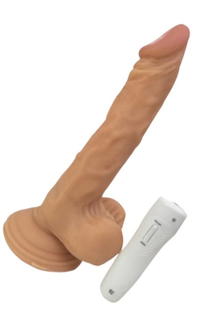 ELRED COCK *180 Derece Dönebilen Güçlü Titreşimli Vantuzlu Vibratör 25cm - Image 4