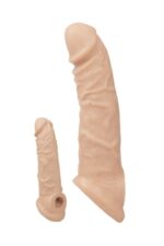 X-tender Serias -X-TENDER REALİSTİK SLEVE -6,6 CM UZATMA -130 GR AĞIRLIĞINDA -GERÇEKÇİ TEN DOKUSUNDA/Testis Geçmeli - Görsel 2