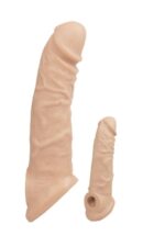 X-tender Serias -X-TENDER REALİSTİK SLEVE -6,6 CM UZATMA -130 GR AĞIRLIĞINDA -GERÇEKÇİ TEN DOKUSUNDA/Testis Geçmeli - Görsel 3