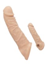 X-tender Serias -X-TENDER REALİSTİK SLEVE -6,6 CM UZATMA -130 GR AĞIRLIĞINDA -GERÇEKÇİ TEN DOKUSUNDA/Testis Geçmeli - Görsel 4