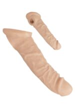 X-tender Serias -X-TENDER REALİSTİK SLEVE -6,6 CM UZATMA -130 GR AĞIRLIĞINDA -GERÇEKÇİ TEN DOKUSUNDA/Testis Geçmeli - Görsel 6