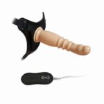 G Spot - Belden Bağlamalı Titreşimli 20 Cm Vibratör - Ten Rengi