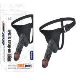 Eric'S Penis Belden Bağlamalı * SİYAH RENKLİ PENİS * 23.6 CM UZUNLUK * 3 D KABARTMALI VE KALIN KARTON KUTULU * 560 GR AĞIRLIK
