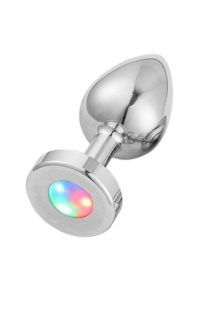 *Metal Anal Plug Işıklı Medium * Işıklı Metal Plug* Max. Çap 3.4 cm * Max. Uzunluk 8 cm *net Ağırlık 107 gr* GÜMÜŞ RENKLİ - Image 5