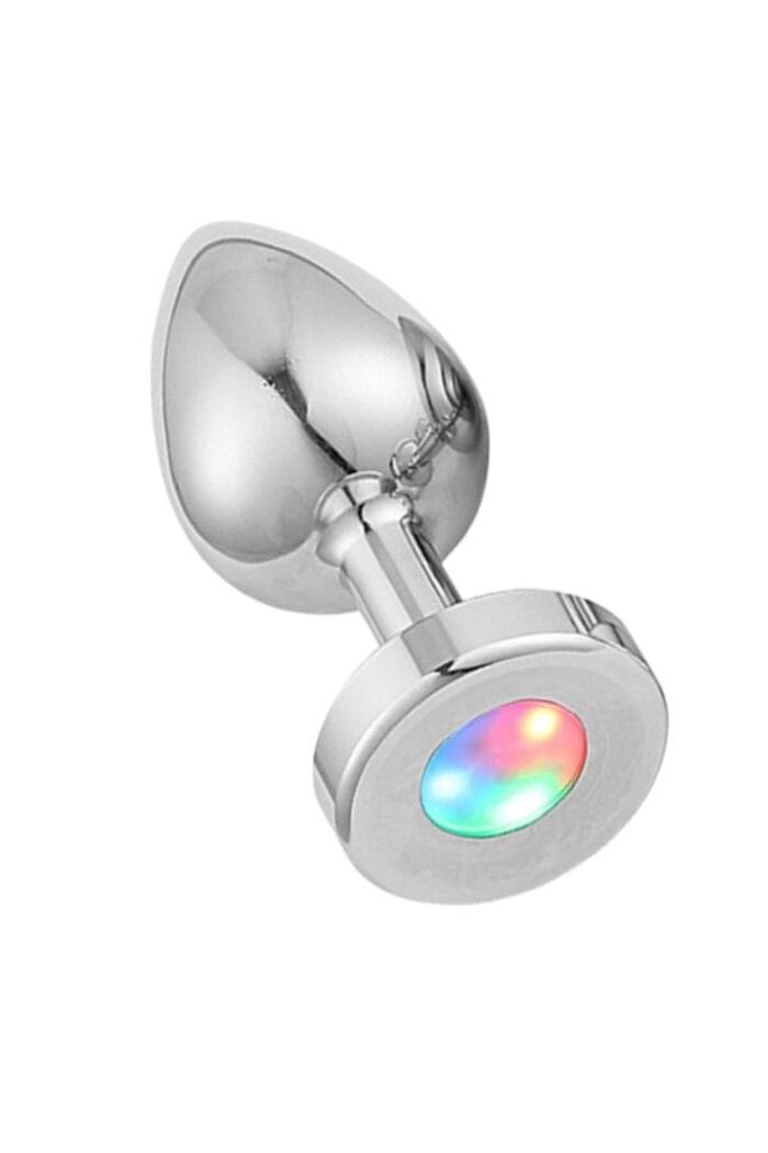 *Metal Anal Plug Işıklı Medium * Işıklı Metal Plug* Max. Çap 3.4 cm * Max. Uzunluk 8 cm *net Ağırlık 107 gr* GÜMÜŞ RENKLİ - Image 8