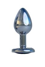 Metal Anal Plug-Medium* Alimünyum Alaşımlı Çelik Materyal * Max. Çap 3,5 cm * Max. Uzunluk 8,1 cm *net Ağırlık 84 gr * BLASTER AMBALAJ * ÇELİK RENKLİ - Görsel 3