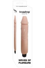 Açık Ten Renkli Titreşimli Damarlı Vibratör Dildo - - Image 2
