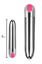 VIBRATING BULLET-Pürüzsüz Yüzey, USB Şarjlı Su Geçirmez - 9 cm Güçlü Titreşim Çift Ve Çoklu Kullanım