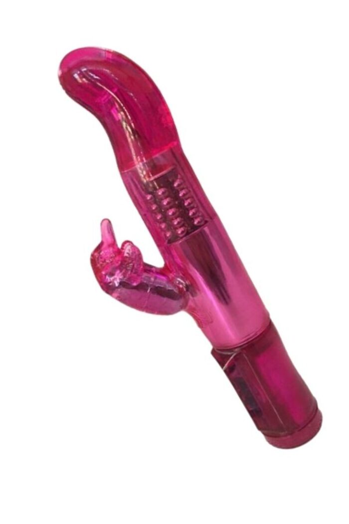 Pembe Rotasyonlu Döner Başlıklı Titreşimli Tavşan Vibratör Su Geçirmez 23 cm 12 Fonksiyon - Görsel 5