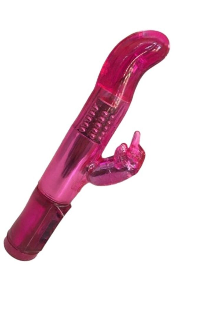 Pembe Rotasyonlu Döner Başlıklı Titreşimli Tavşan Vibratör Su Geçirmez 23 cm 12 Fonksiyon - Görsel 8