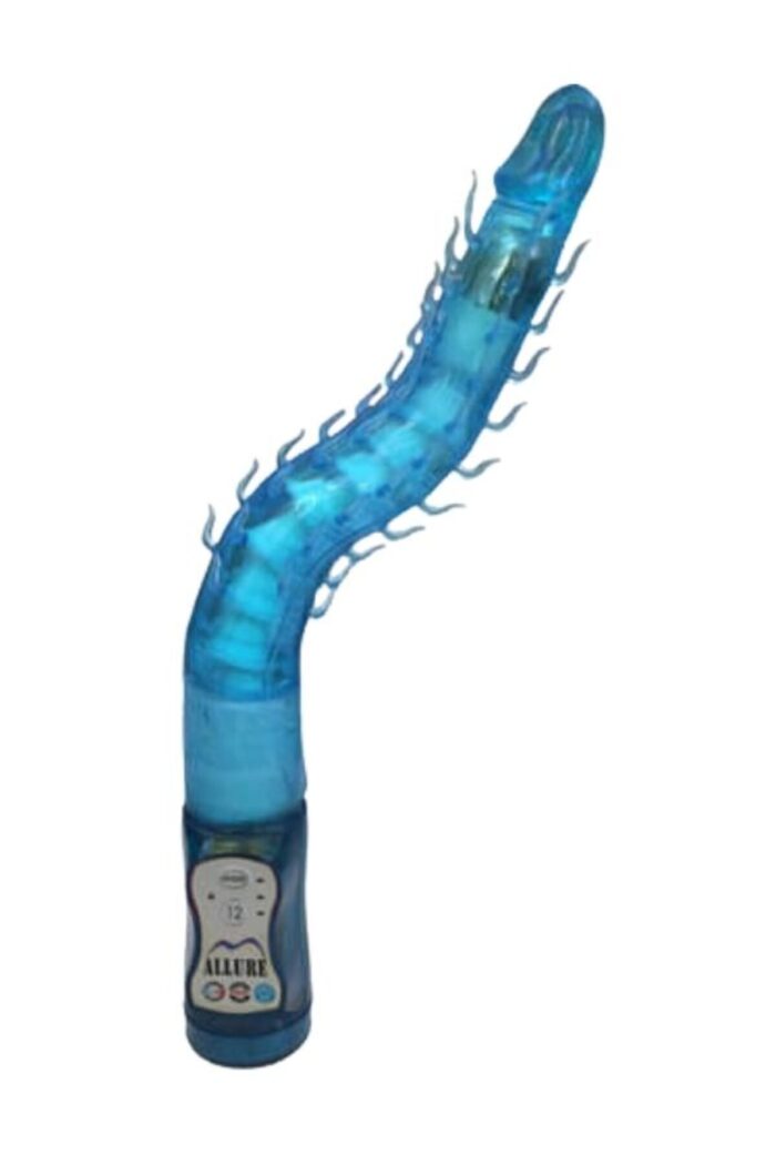 Teknolojik Esnsyebilen Vibratör - 7 FONKSİYONLU TİTREŞİMLİ - BÜKÜLEBİLEN - SU GEÇİRMEZ - MAVİ RENKLİ - 27 CM UZUNLUĞUNDA - Görsel 3