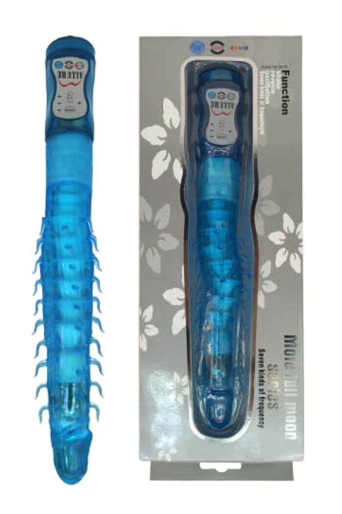 Teknolojik Esnsyebilen Vibratör - 7 FONKSİYONLU TİTREŞİMLİ - BÜKÜLEBİLEN - SU GEÇİRMEZ - MAVİ RENKLİ - 27 CM UZUNLUĞUNDA - Görsel 4