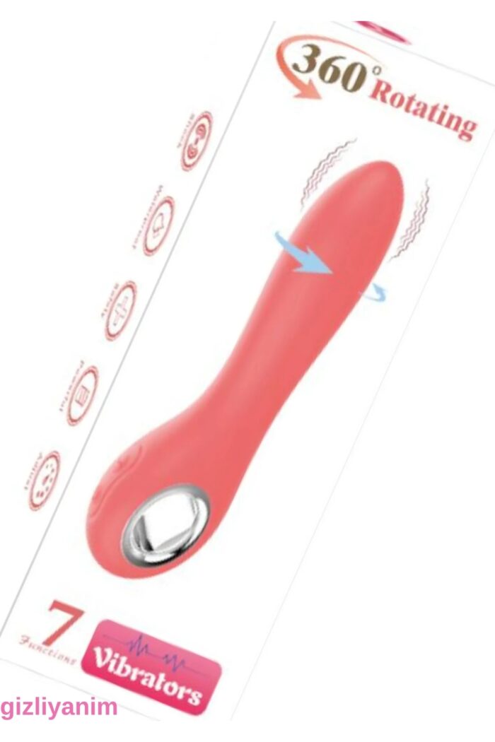 gizlipaketim / 360 Rotation Vibrators * 360 Derece Hareket Kabiliyeti * Klitoris Uyarıcılı * 19 cm Uzunluk * 7 Fonksiyonel Titreşimli * Waterproff Özellik* Turuncu Renkli - Görsel 2
