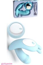LİTTLE DANCE 12 Fonksiyonlu Titreşimli Çift Motorlu Vibratör -Kumandalı - Klitoris Uyarıcı - Mavi - Görsel 7