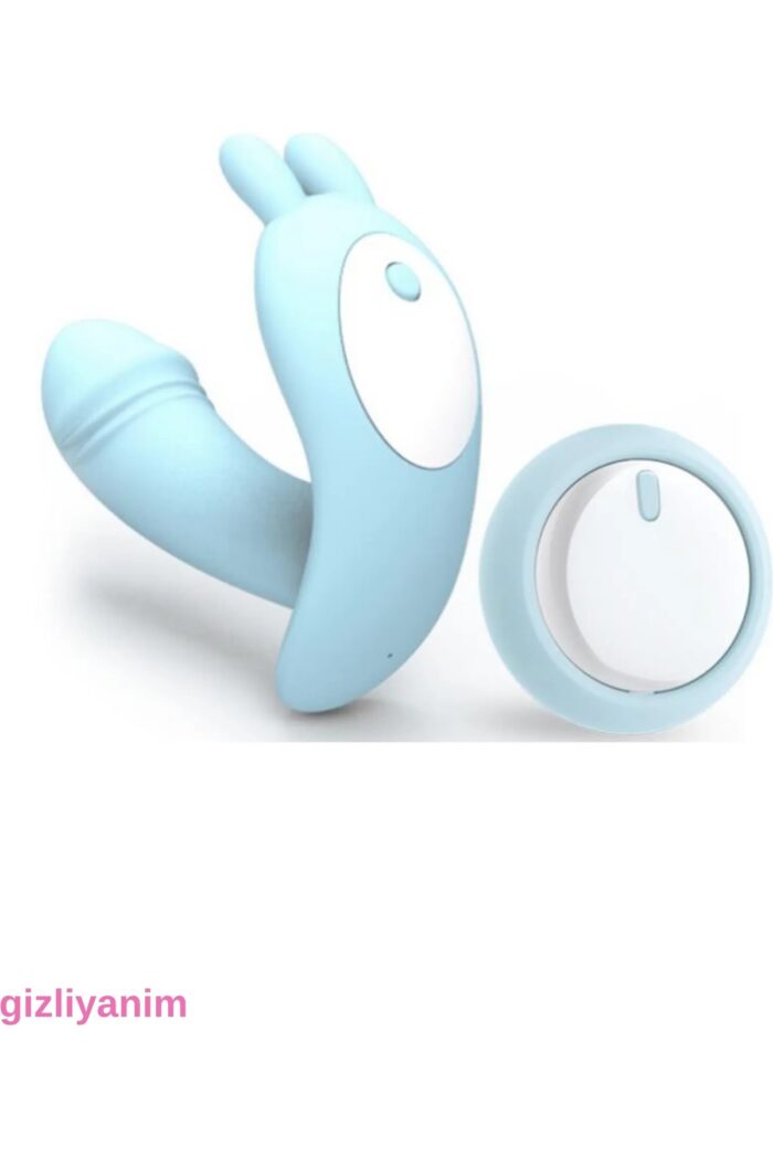 LİTTLE DANCE 12 Fonksiyonlu Titreşimli Çift Motorlu Vibratör -Kumandalı - Klitoris Uyarıcı - Mavi - Image 8
