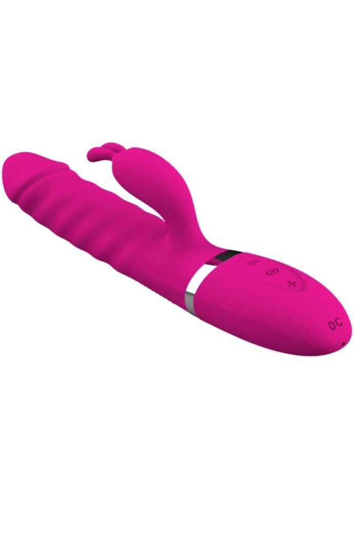 Rebecca Vıbrator * Yukarı-Aşağı Hareketli * Klitoriks Uyarıcılı Tavşan Vibratör * 23 cm Boy * 2 Motorlu * 12 Fonksiyonel Titreşim* Pembe Renkli - Image 4
