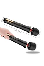 Kablosuz USB Şarjlı Çubuk Klitoris Uyarıcı Vibratör Masaj Aleti 19 cm 20 Mod Titreşim 8 Mod Hız - Görsel 3