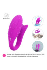 Yeni Nesil Mor Kuğu Vibratör - 12 Mod FDA Onaylı Silikonr* USB ŞARJ * ANAL-VAJİNAL KULLANIMA UYGUN * ELASTİK YAPIDA * 9 CM YÜKSEKLİK(UZUNLUK), 5,7 CM ENİNDE - Görsel 4
