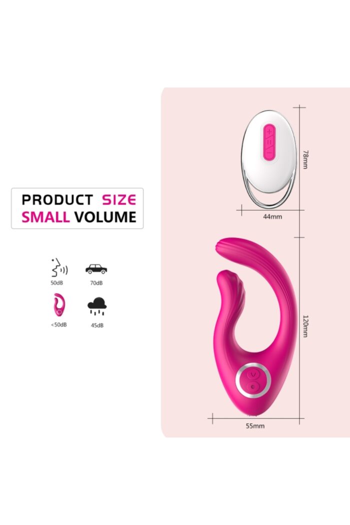 Beli-B Pembe Renkli Teknolojik Vibratör * Anal-Vajinal Kullanıma Uygun * 12 cm Yükseklik(Uzunluk), * 5,5 cm Eninde * Uzaktan Kumandalı * 5 Metreye Kadar Kumandadan Yönlendirme Imkanı - Image 8