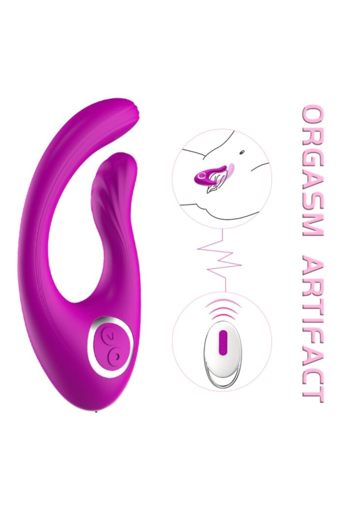 Beli-B Mor Renkli Teknolojik Vibratör * Anal-Vajinal Kullanıma Uygun * 11,5 cm Yükseklik(Uzunluk), * 5,5 cm Eninde * Uzaktan Kumandalı * 5 Metreye Kadar Kumandadan Yönlendirme Imkanı - Image 2