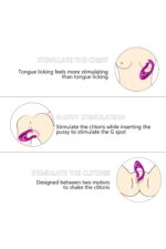 Beli-B Mor Renkli Teknolojik Vibratör * Anal-Vajinal Kullanıma Uygun * 11,5 cm Yükseklik(Uzunluk), * 5,5 cm Eninde * Uzaktan Kumandalı * 5 Metreye Kadar Kumandadan Yönlendirme Imkanı - Görsel 3