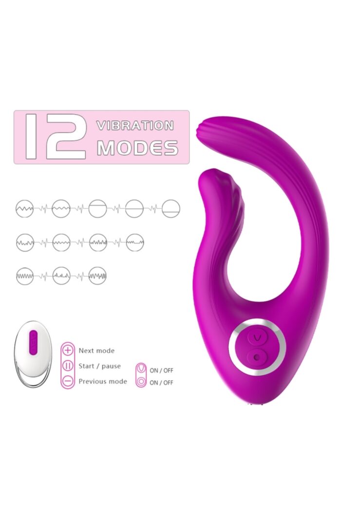 Beli-B Mor Renkli Teknolojik Vibratör * Anal-Vajinal Kullanıma Uygun * 11,5 cm Yükseklik(Uzunluk), * 5,5 cm Eninde * Uzaktan Kumandalı * 5 Metreye Kadar Kumandadan Yönlendirme Imkanı - Image 5