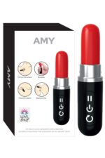 AMY RUJ ŞEKLİNDE MİNİ VİBRATÖR * VAJİNAL-ANAL KULLANIMA UYGUN* USB'den JARZ * ÜRÜN UZUNLUĞU 10 CM, 2 CM ENİNDE