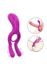 Singun B Pembe Renkli Vibratör * 12 Titreşim Modu * Güçlü Titreşim Ile Bayanı ve Erkeği Uyarır * Erkeğin Ereksiyonda Kalmasına Destek Veren Ring - Image 5