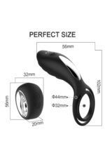 SLİPPER REMOTE SİYAH RENKLİ* CLİTORİS UYARICILI RİNG* 11 CM UZUNLUK, 5.5 CM EN* 12 EXTRA GÜÇLÜ TİTREŞİM