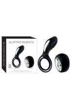 SLİPPER REMOTE SİYAH RENKLİ* CLİTORİS UYARICILI RİNG* 11 CM UZUNLUK, 5.5 CM EN* 12 EXTRA GÜÇLÜ TİTREŞİM - Görsel 2