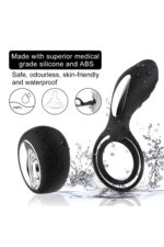 SLİPPER REMOTE SİYAH RENKLİ* CLİTORİS UYARICILI RİNG* 11 CM UZUNLUK, 5.5 CM EN* 12 EXTRA GÜÇLÜ TİTREŞİM - Görsel 4