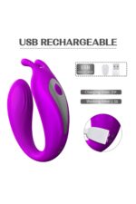 MODY MOR – ÇİFT MOTORLU UZAKTAN KUMANDALI * USB JARZ * ANAL-VAJİNAL KULLANIMA UYGUN - Görsel 8