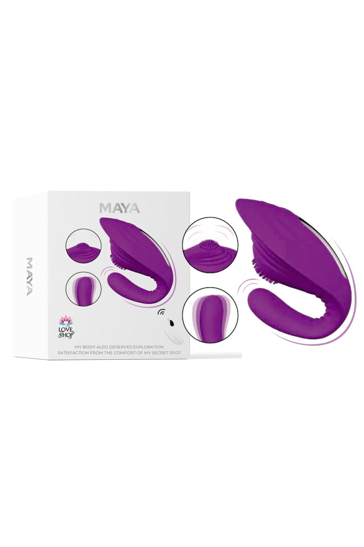 1_org_zoom-782.jpg MAYA Vibratör* 5 METREYE KADAR UZAKTAN KUMANDA İEL KULLANIM * 15 CM UZUNLUK, 4.5 CM ENİNDE * VAJİNAL-KLİTORİS UYARICI - Görsel 1