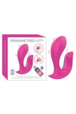 Paname Pro App Pembe Renkli * TELEOFON UYGULAMALI* ANAL-VAJİNAL KULLANIMA UYGUN* ÇİFT MOTORLU TİTREŞİM ÖZELLİĞİ - Image 4