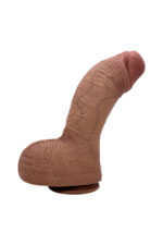 Marc Realistik Dildo – Çift Katman %100 Silikon,Güçlü Vantuzlu, 28 cm Titreşimli Manyetik USB Şarjlı - Görsel 3