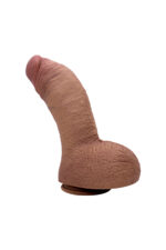 Marc Realistik Dildo – Çift Katman %100 Silikon,Güçlü Vantuzlu, 28 cm Titreşimli Manyetik USB Şarjlı - Görsel 5