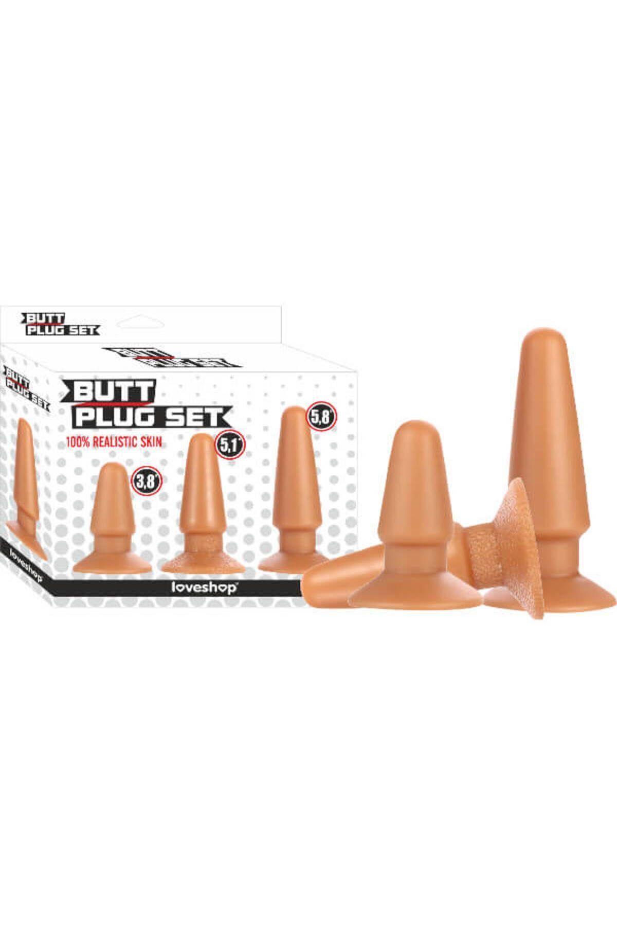 1_org_zoom-865.jpg Üç Boy Anal Plug Seti - Esnek Silikon Malzeme ve Özel Tasarım ile Çeşitli Anal Deneyimler - Görsel 1