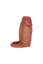 * Özel üretim silikon sleve * Çift katmanlı * Ucu açık, testislere geçirilebilen * 11,5 cm uzunluğunda, 5 genişliğinde, 108 gr ağırlığındadır. - Image 5