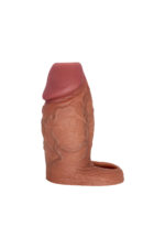 * Özel üretim silikon sleve * Çift katmanlı * Ucu açık, testislere geçirilebilen * 11,5 cm uzunluğunda, 5 genişliğinde, 108 gr ağırlığındadır. - Image 7