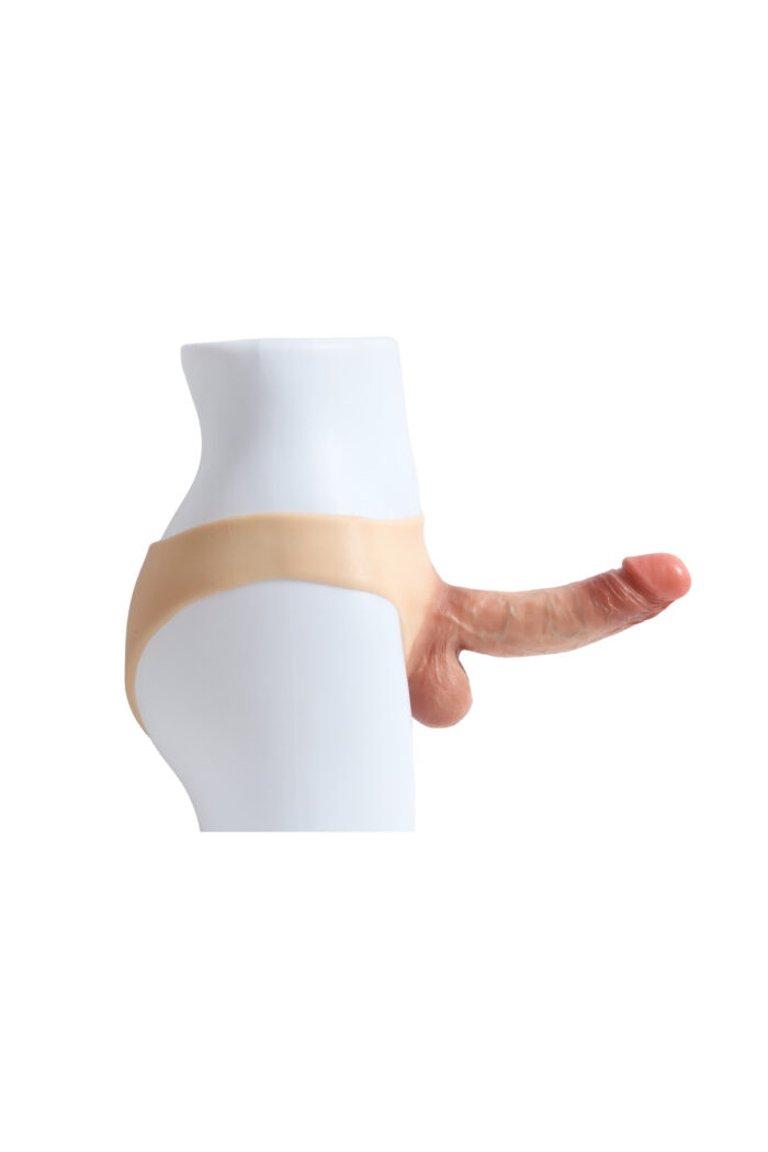 Strap-On Hollow - Giyilebilir Içi Boş Çamaşır Şeklinde Belden Bağlamalı - Genişleyebilir Özellik Sayesinde Her Bedene Uyumlu - Fetalat Içermeyen - Yıkanabilir, Silikon Malzeme - Image 5