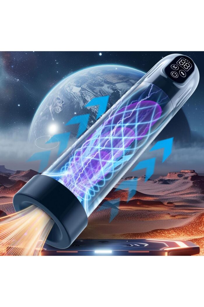 IPX7 VAKUM POMPASI USB ŞARZ/* 5 EMME FOKSİYONU * 5 FARKLI BASINÇ MODU* DİJİTAL GÖSTERGE - Image 7