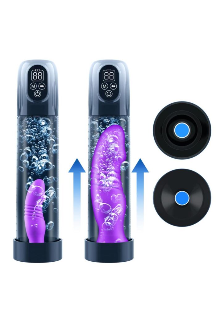 IPX7 VAKUM POMPASI USB ŞARZ/* 5 EMME FOKSİYONU * 5 FARKLI BASINÇ MODU* DİJİTAL GÖSTERGE - Image 8