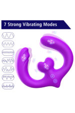 AMANDA-B/7 Farklı Klitoris Uyarıcı Mod /3 Motorlu/USB Şarj/Uzaktan Kumanda Lezbiyen Vibratör - Görsel 7