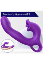 AMELIA VİBRATOR/* CLİTORİS UYARICILI VİBRATÖR *3 MOTORLU*7 FARKLI TİTREŞİM MODU*200*97*38 MM ÖLÇÜLER - Görsel 5