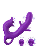 AMELIA VİBRATOR/* CLİTORİS UYARICILI VİBRATÖR *3 MOTORLU*7 FARKLI TİTREŞİM MODU*200*97*38 MM ÖLÇÜLER - Görsel 8
