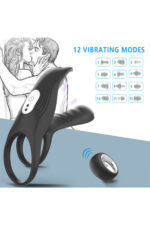 ALEX-B / 12 Farklı Klitoris Uyarıcı Mod /2 Motorlu/USB Şarj/Uzaktan Kumandalı Vibratör - Görsel 6