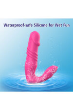Maylos-B * Clitoris Uyarıcılı Vibratör * 7 Farklı Aşağı-Yukarı Hareket Modu * Uzaktan Kumandalı * USB Den Şarjlı - Görsel 6