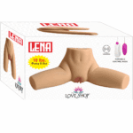 2 Girişli lena Gerçek Ten Dokusunda Mastürbatör Titreşimli 1.5KG